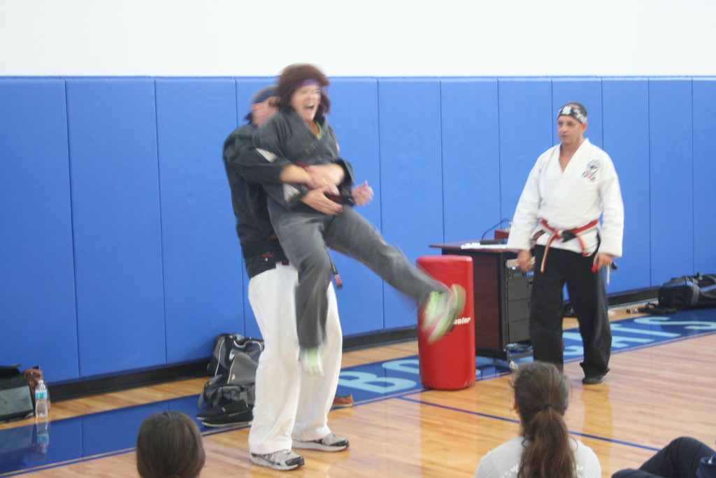 Crazy Does It! Sensei Sherry shows what you need to do if someone picks you up